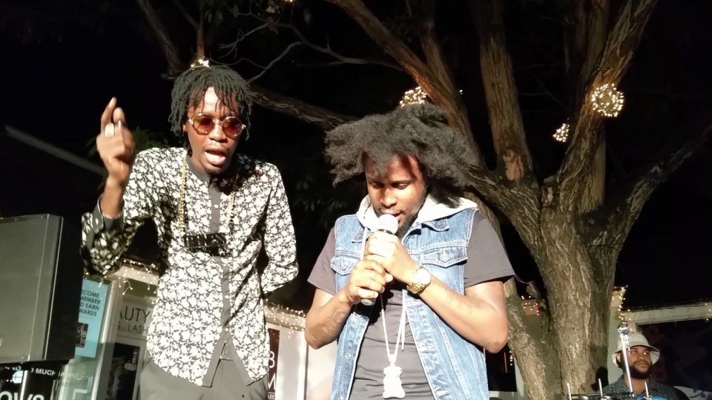 popcaan and chi ching reshmabchains popup shop jamaica